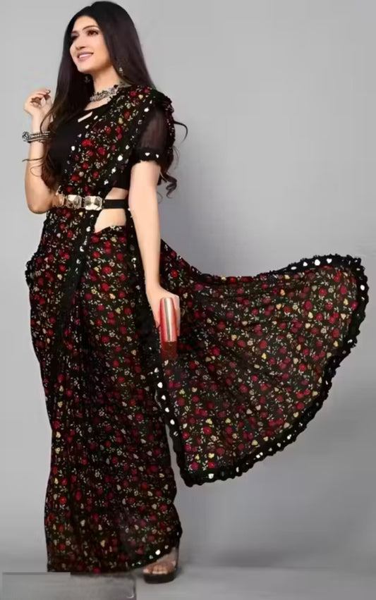 Chiffon saree